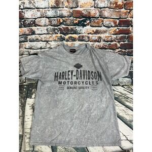Harley Davidson Smoky Mountain Motorcycle T-Shirt Gray Mens‎ Large 2021